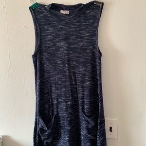 ‘Ultra Flirt' No Sleeve Blue Dress